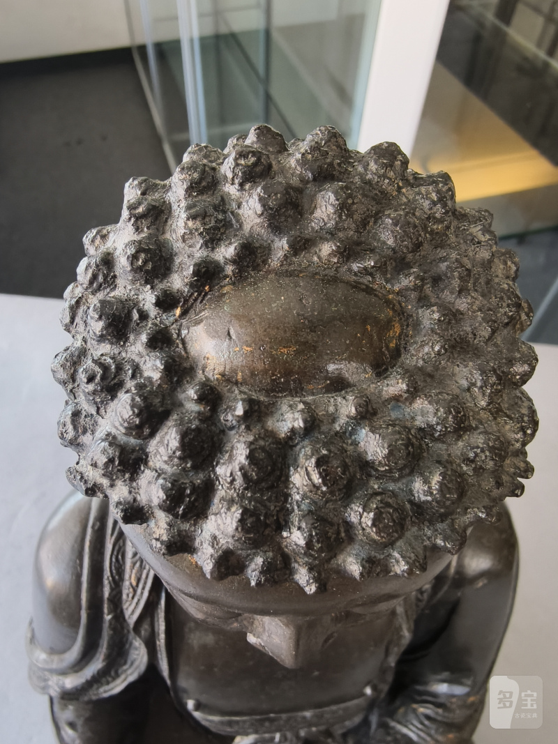 A BRONZE FIGURE OF BUDDHA SHAKYAMUNI - 图9